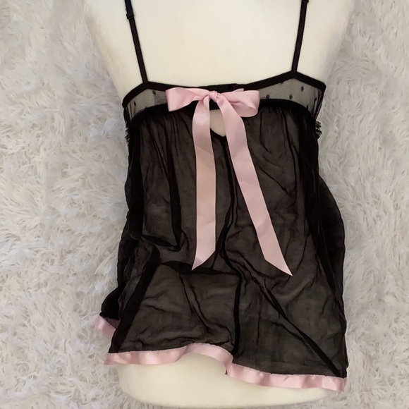 Victoria’s Secret sexy mesh and ribbon babydoll - Picture 5 of 7